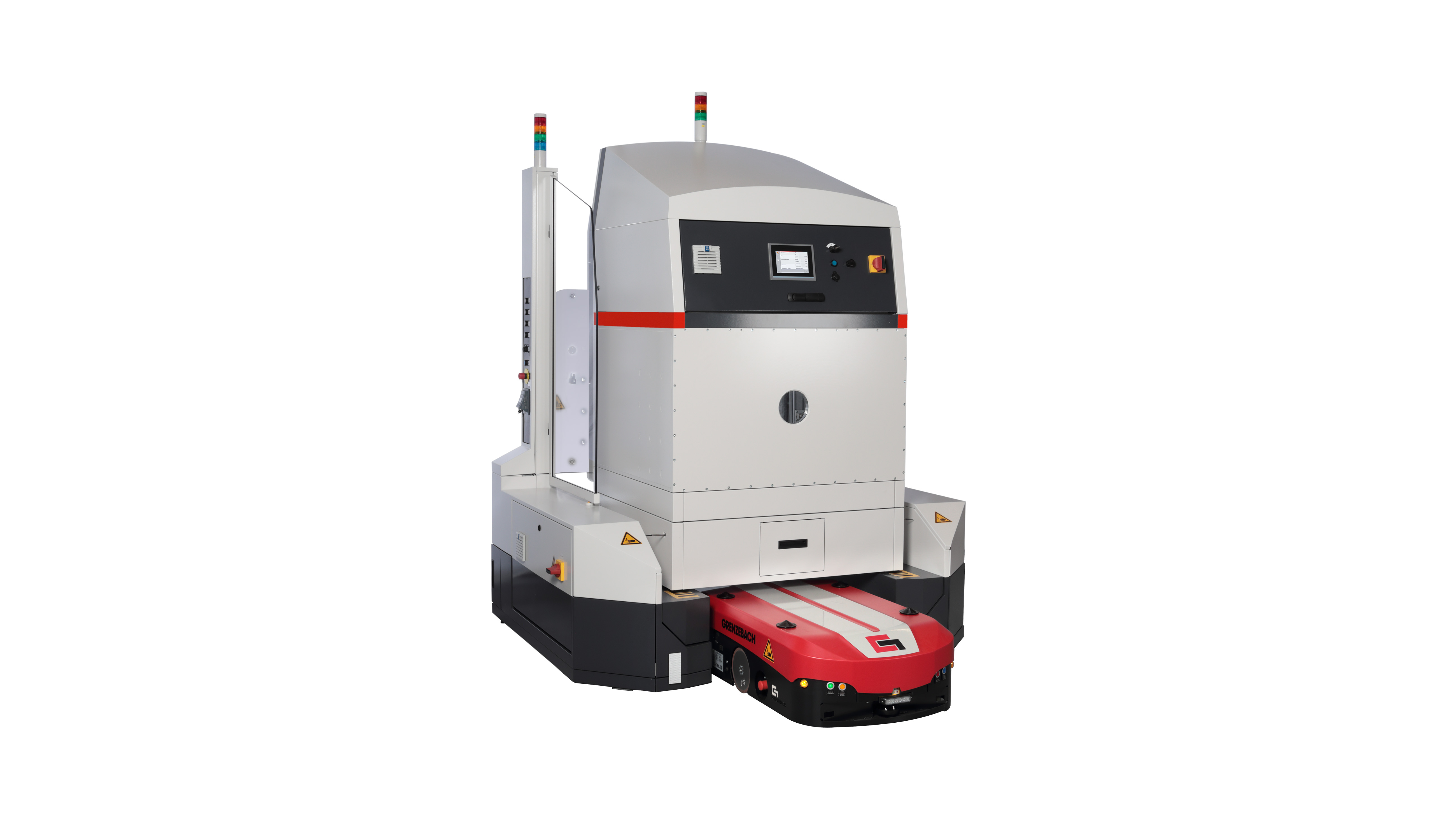 Safe transport containers and automated guided vehicles for metal powder