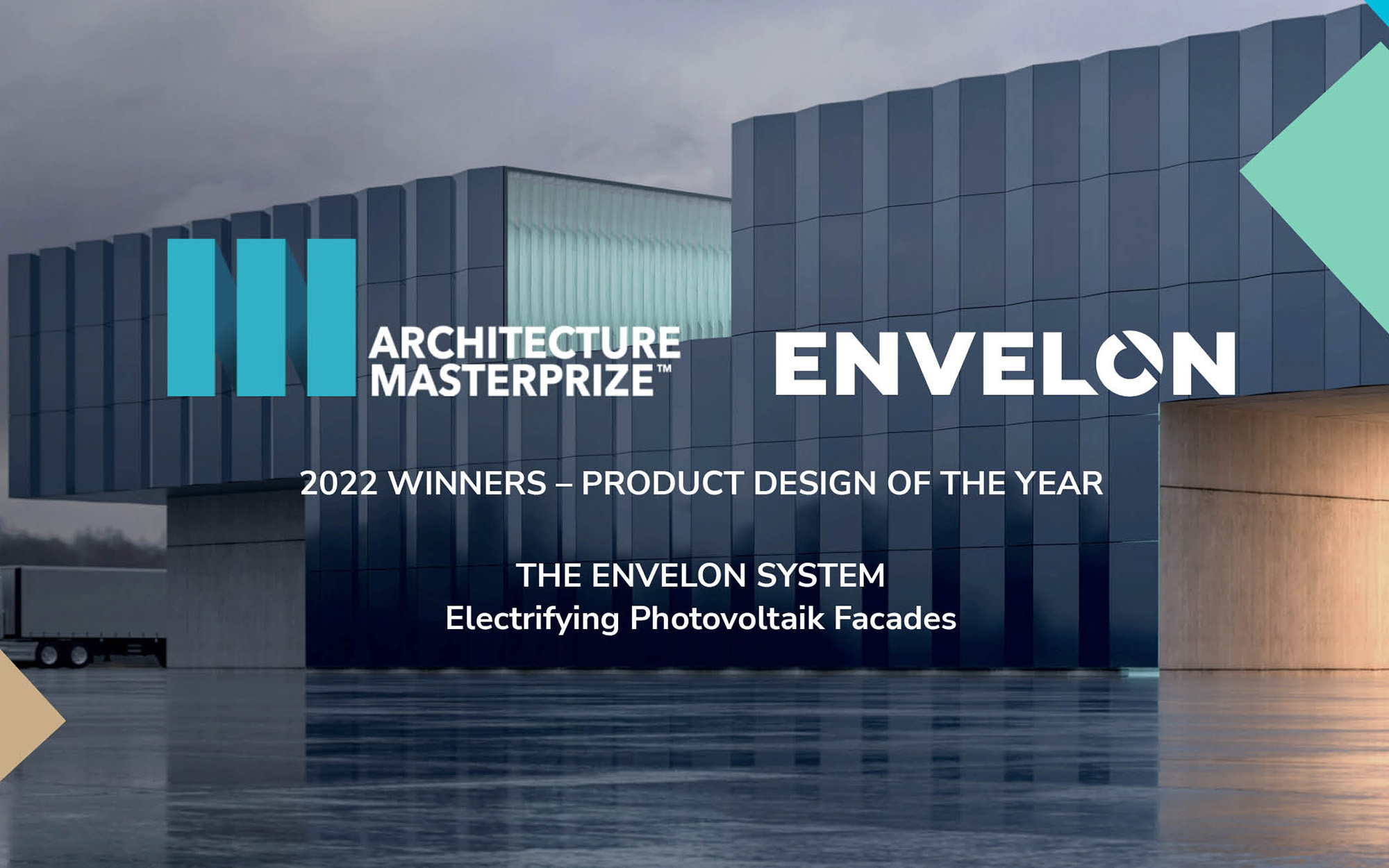 ENVELON wins Architecture MasterPrize Product of the Year