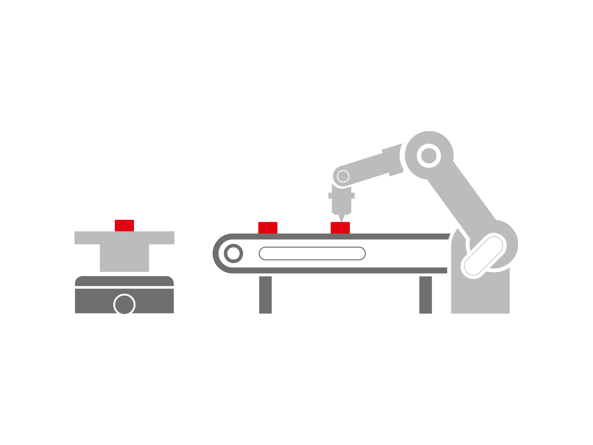 Material in the right place at the right time thanks to transportation technology