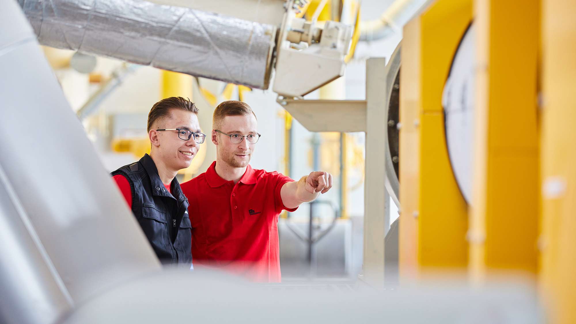 Eindrücke aus dem Ausbildungszentrum und Technikum