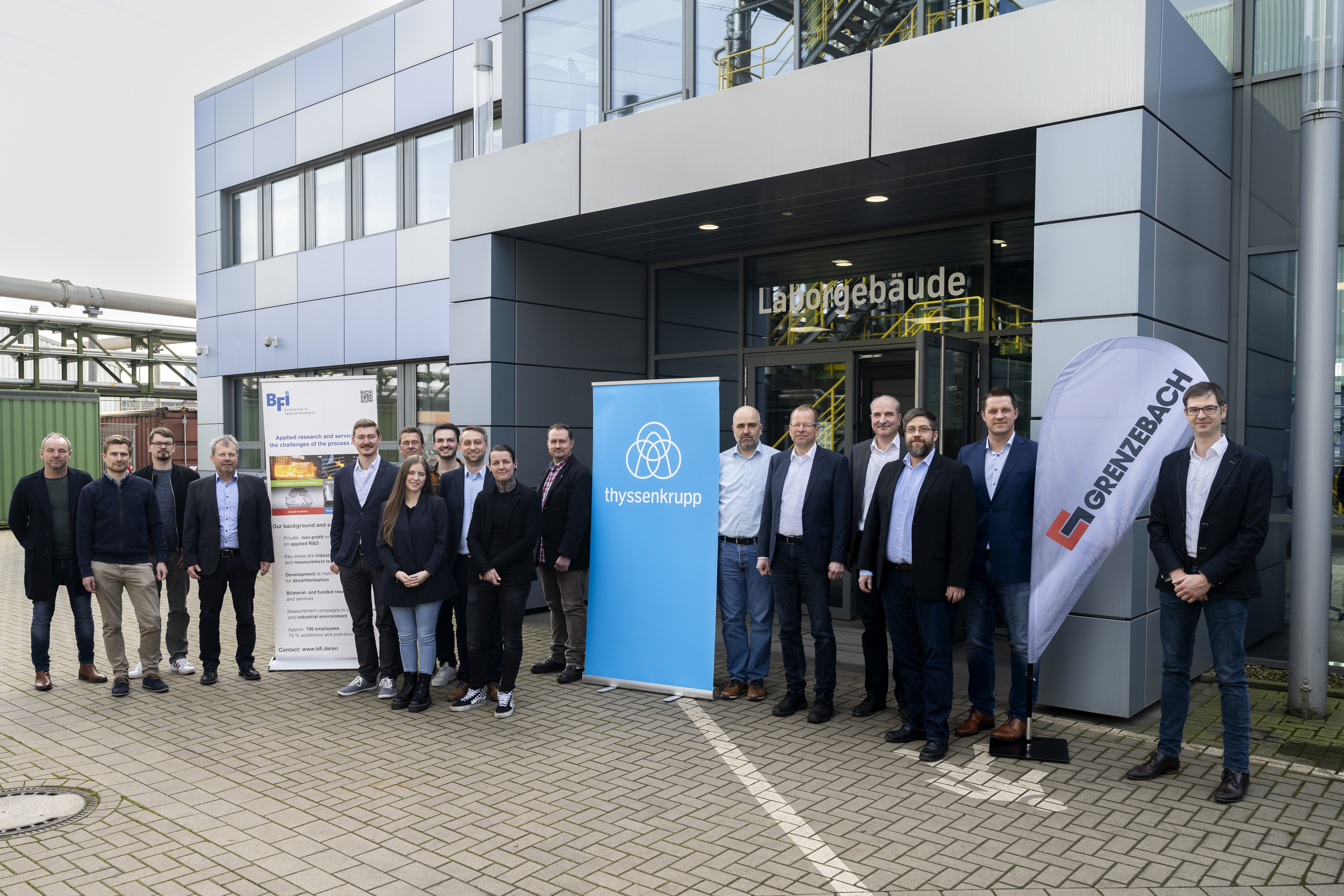 project partner from Grenzebach and thyssenkrupp Steel