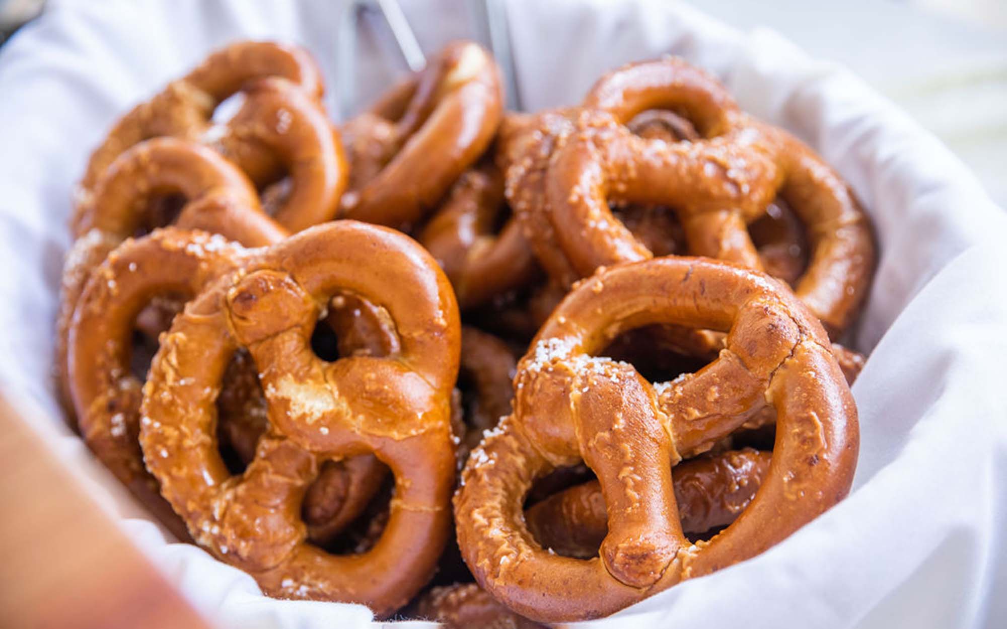 Pretzels are a worldwide favorite. (© Katie Cooper/ Grenzebach)