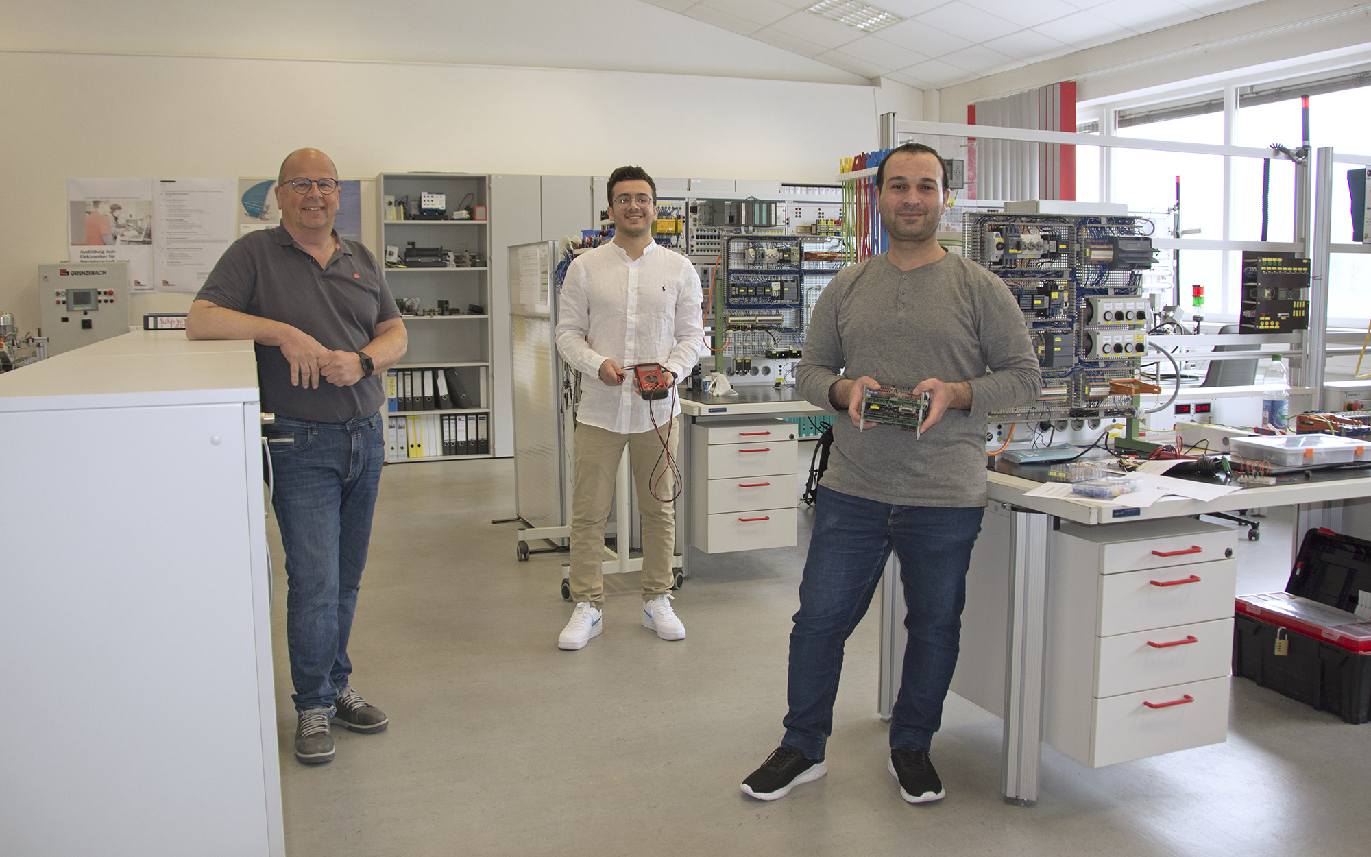 Ausbildung bei Grenzebach, Rösner, Altawil, Abdulhamed, Ausbildungszentrum