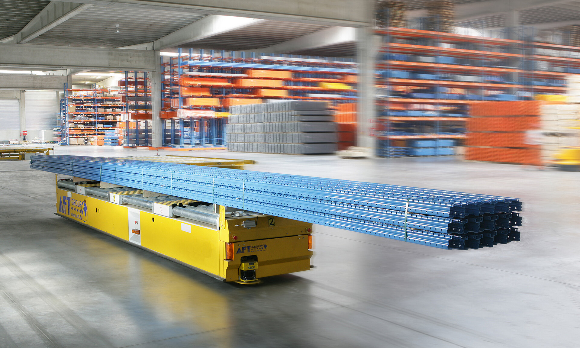 Oversized goods and production parts