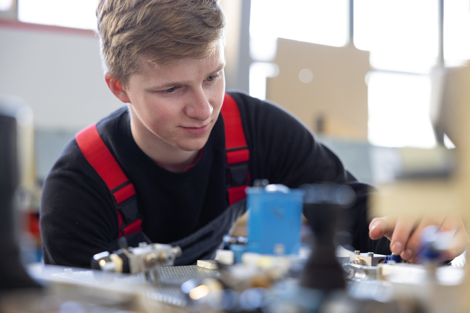 Eindrücke aus dem Ausbildungszentrum und Technikum