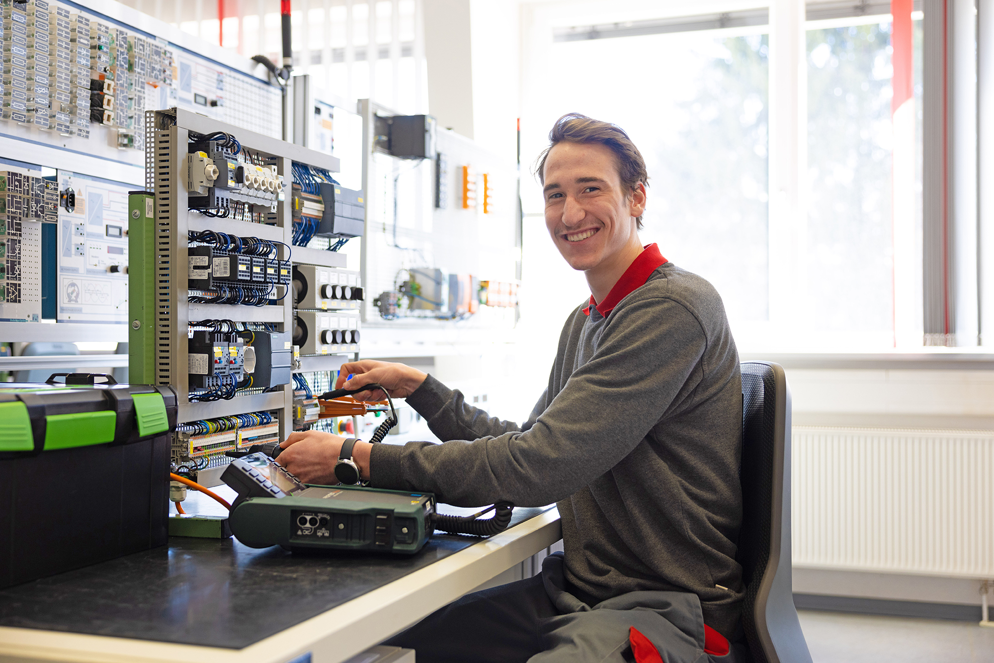 Eindrücke aus dem Ausbildungszentrum und Technikum